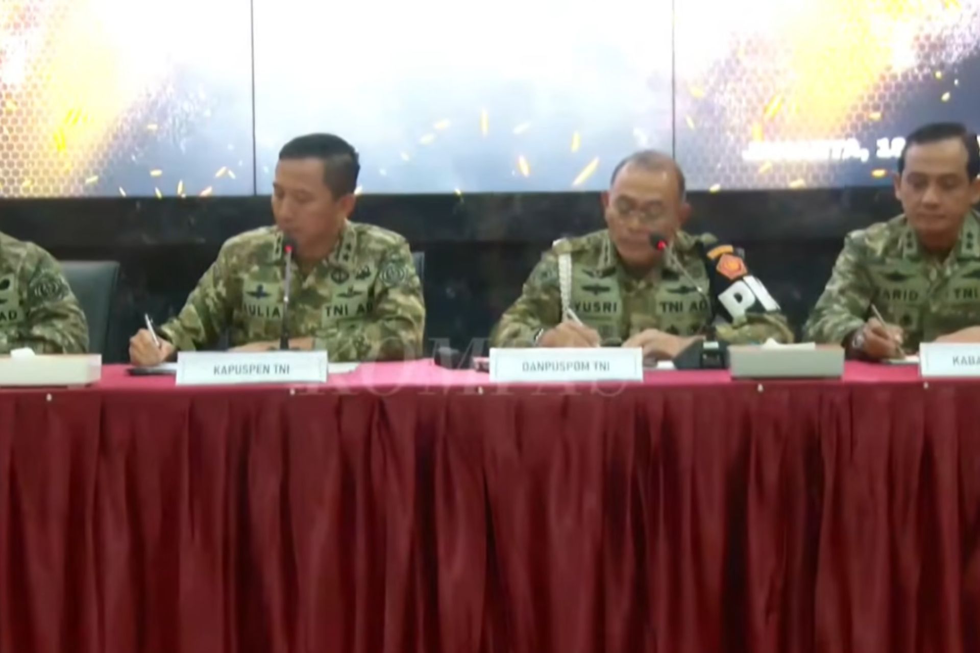 Puspom TNI Dalami Kasus Penyiraman Air Keras Aktivis, 4 Anggota Denma BAIS Diamankan